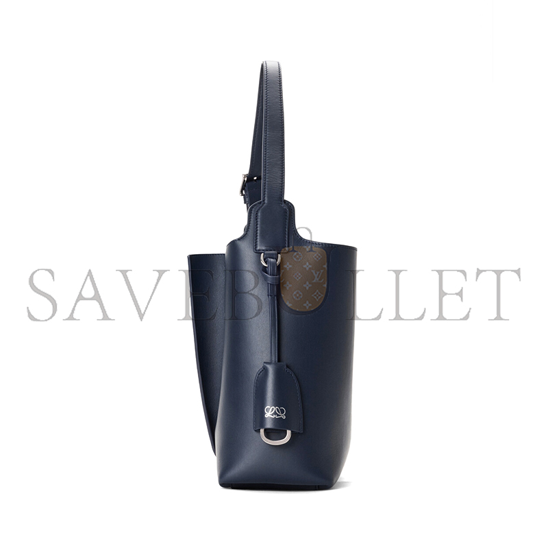 LOEWE MEDIUM BILBAO BUCKET IN SOFT CALFSKIN AND SUEDE A418WRPX01 (26*25*13cm)